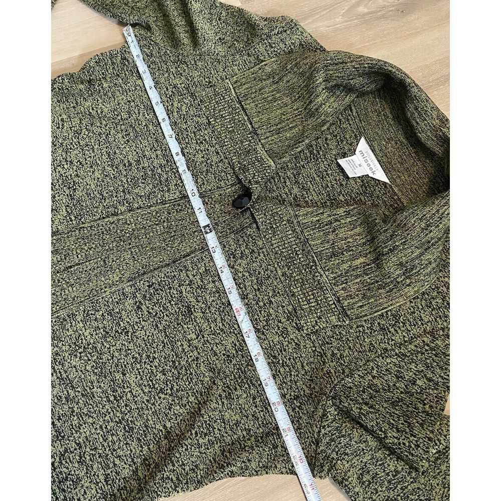 Exclusively Misook Womens Acrylic Sweater Cardigan One Button‎ Collar Medium - Picture 8 of 8